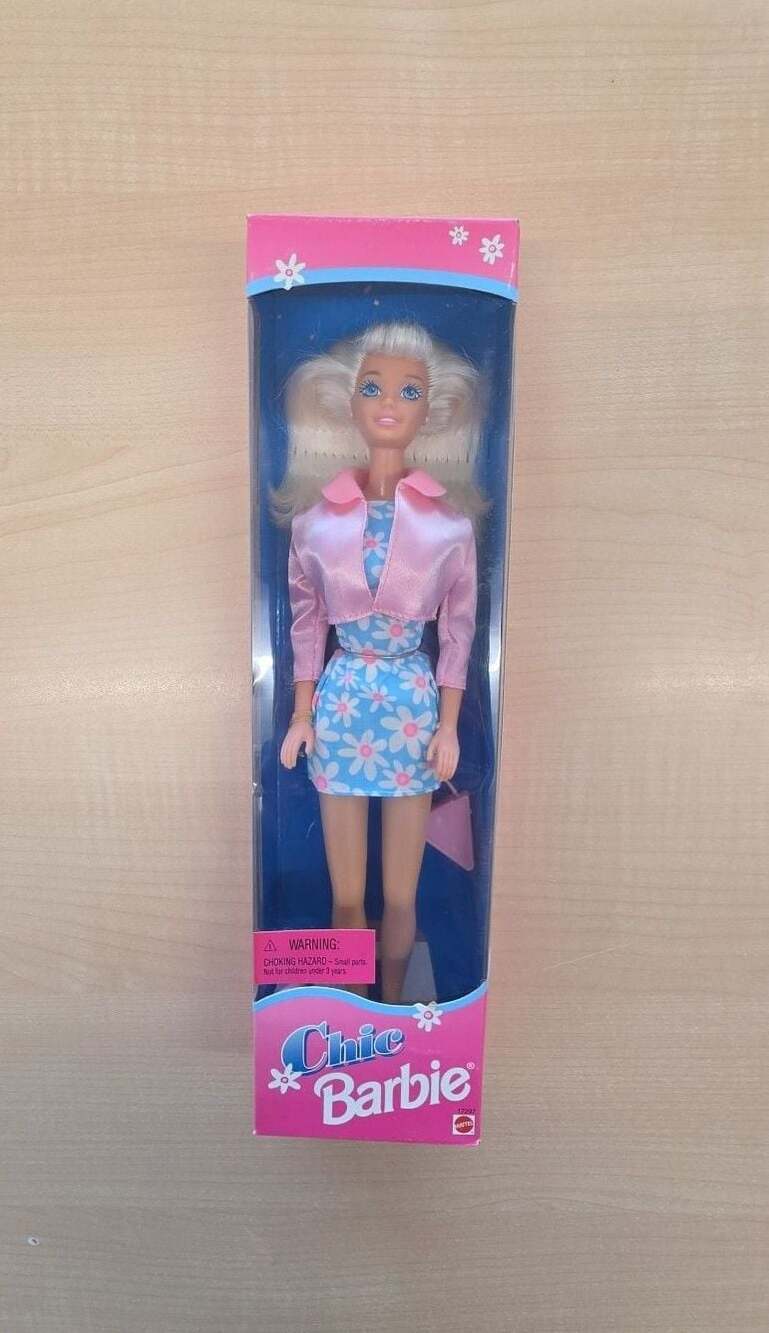 Vintage 1997 Mattel Chic Barbie Doll with Pink Jacket #17297